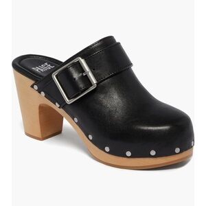 🆕 PAIGE Rosie Slip-on Studded Big Buckle Clogs